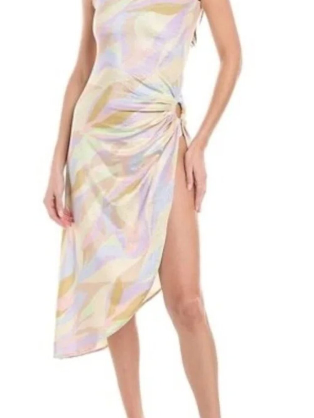 PQ Swim Coverup One-Shoulder Dress